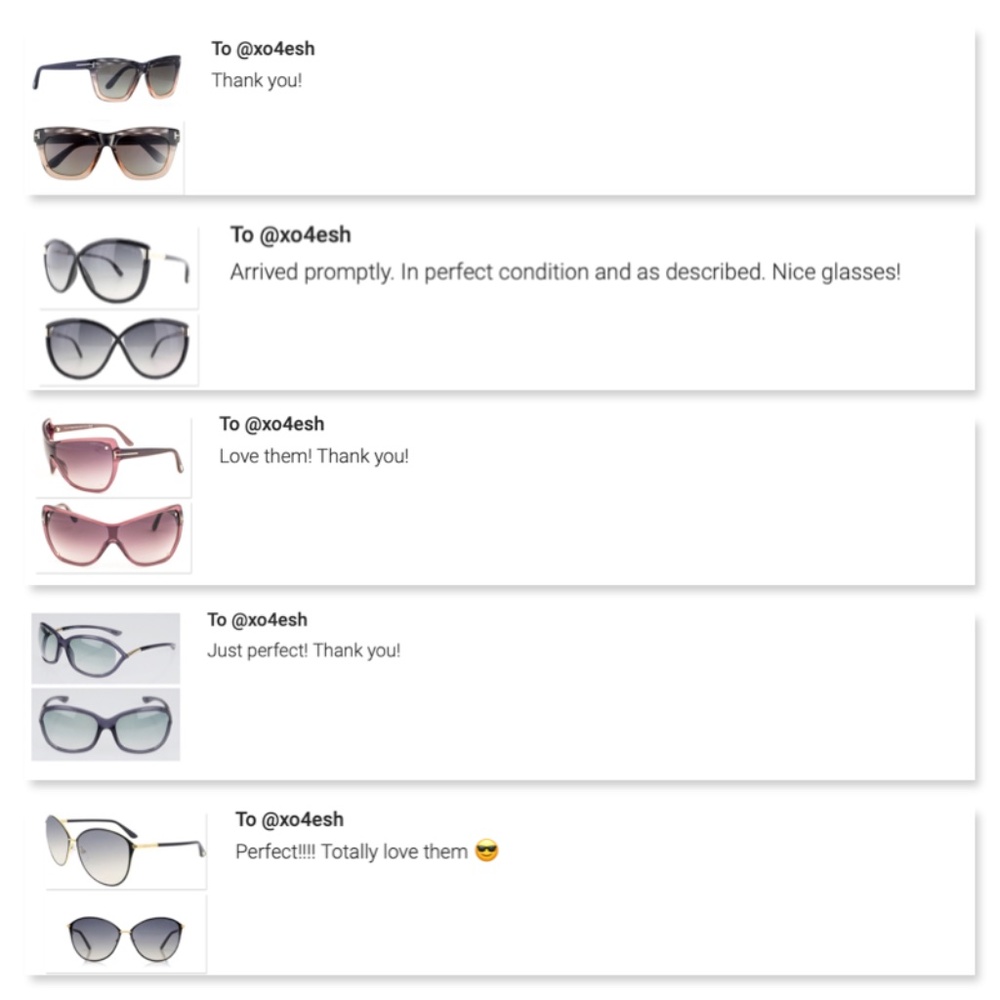 New TOM FORD Alissa Round Black Sunglasses - Picture 14 of 16